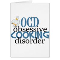 Funny Koch Obsessive Cooking Disease Card