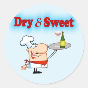 Funny Koch Runder Aufkleber