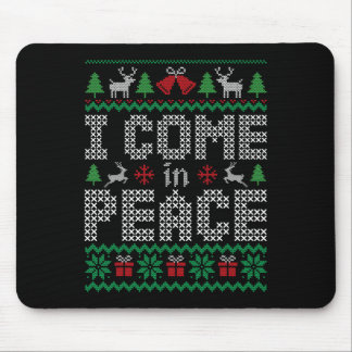 Funny komme ich in Peace Couple Matching Ugly Chri Mousepad