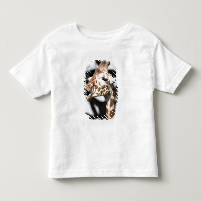 Funny konfrontiert reticulated Giraffe, San Franci Kleinkind T-shirt (Vorderseite)