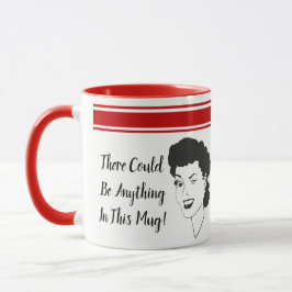 Funny könnte es alles geben, was Retro-Stil Tasse