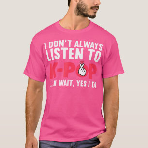 Funny Kpop Art for Teen Girls Women Korean Music L T-Shirt