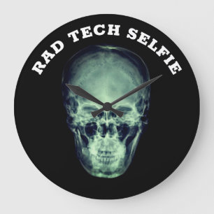 Funny Krass Tech Selfie Xray Große Wanduhr