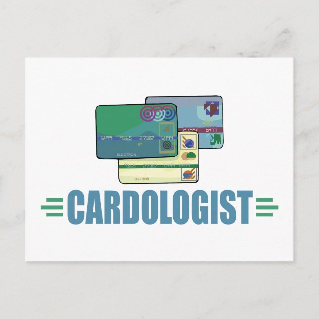 Funny Kreditkarte Postkarte (Vorderseite)