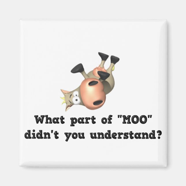 Funny Kuh Magnet (Vorne)