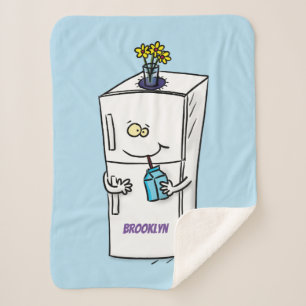 Funny Kühlschrank Cartoon Illustration Sherpadecke