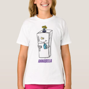 Funny Kühlschrank Cartoon Illustration T-Shirt