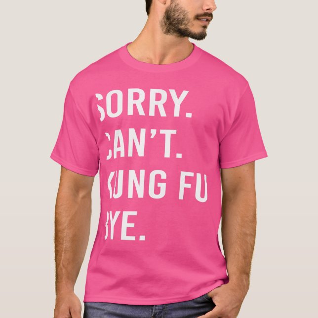 Funny Kung Fu T-Shirt (Vorderseite)