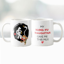 Funny Kung Fu Tiger Vatertag Vater Geburtstagsgesc Kaffeetasse