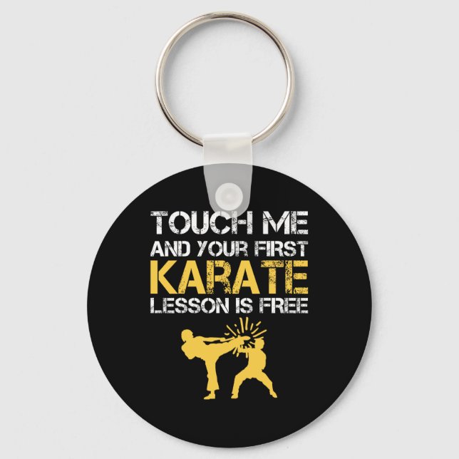 Funny Kyokushin Karate Schlüsselanhänger (Vorderseite)
