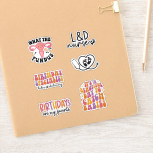 Funny Labor and Delivery L&D Krankenpaket Aufkleber