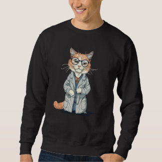 Funny Laborcat for Science Boys and Girls Sweatshirt