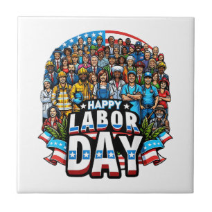 Funny Labour Day Happy American Labour Day Fliese