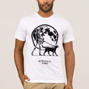 Funny Labrador and Skeletts Animal Lover Gift T-Shirt