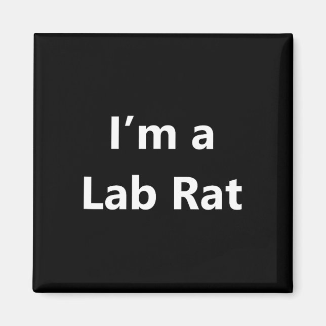 Funny Labrador Rat Halloween Costume Vortäuschung  Magnet (Vorne)