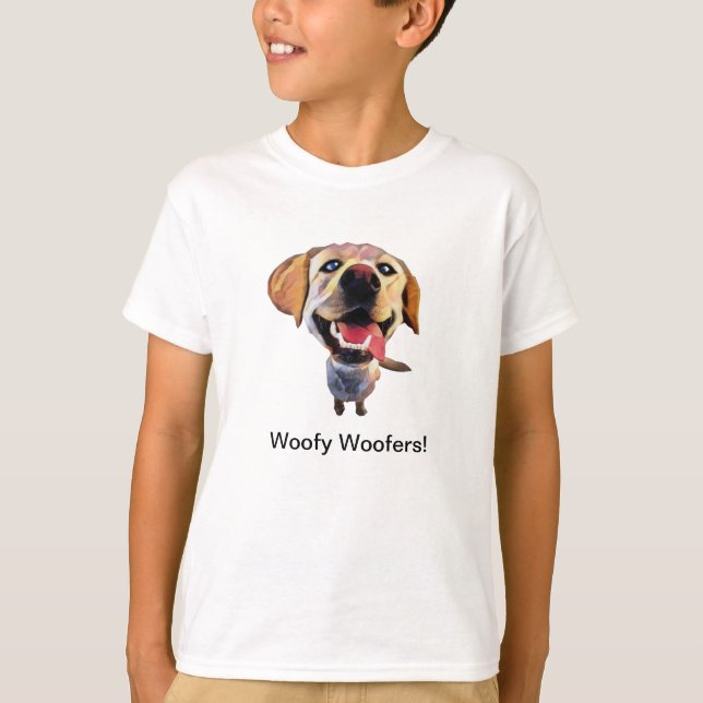 Funny Labrador Retriever Boys T - Shirt (Vorderseite)