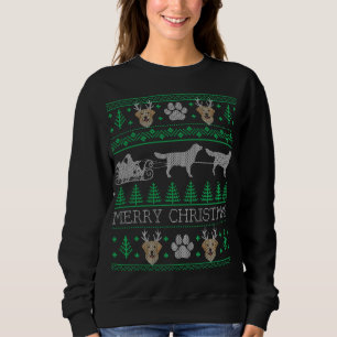 Funny Labrador Retriever Dog Lovers Ugge Weihnacht Sweatshirt