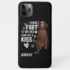 Funny Labrador Retriever Furz Kiss Cool Dog Lover Case-Mate iPhone Hülle