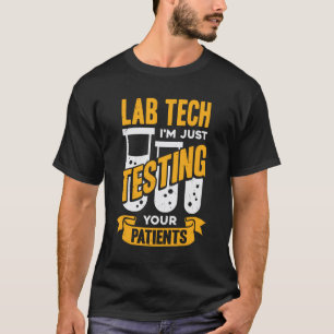 Funny Labrador Tech Labortechniker Geschenk T-Shirt