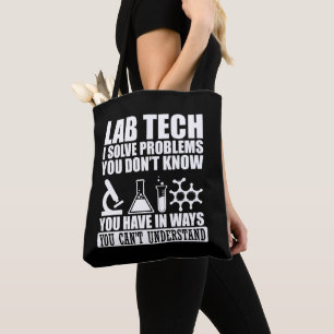 Funny Labrador tech zitiert Labortechniker Spaß