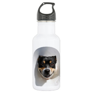 Funny Lächelhund Edelstahlflasche