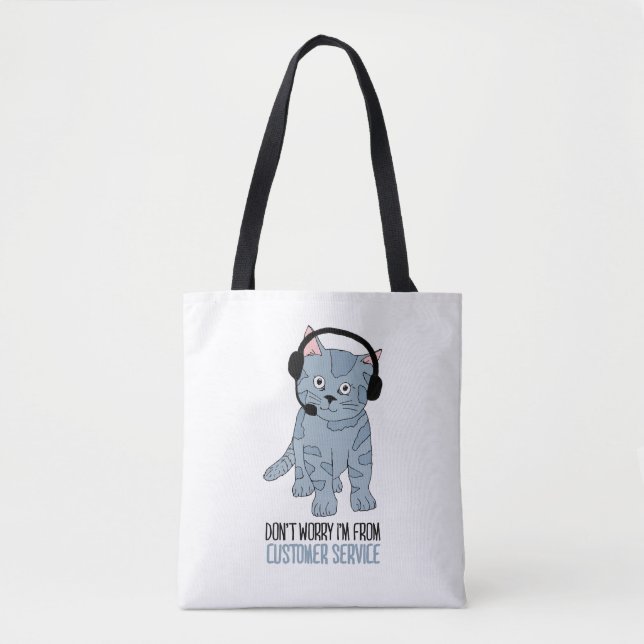 Funny lächelnd Cat Kundensupport Epic Sarcastic (Vorderseite)