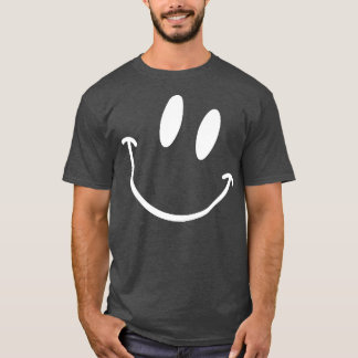 Funny lächelnd Emoticon Männer Frauen Frohes Gesic T-Shirt