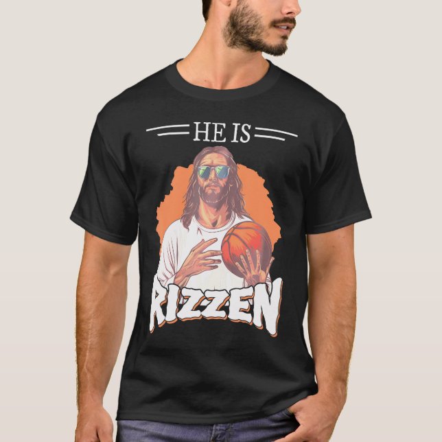 Funny lachen Jesus mit Eiscreme für Süßigkeiten Li T-Shirt (Vorderseite)