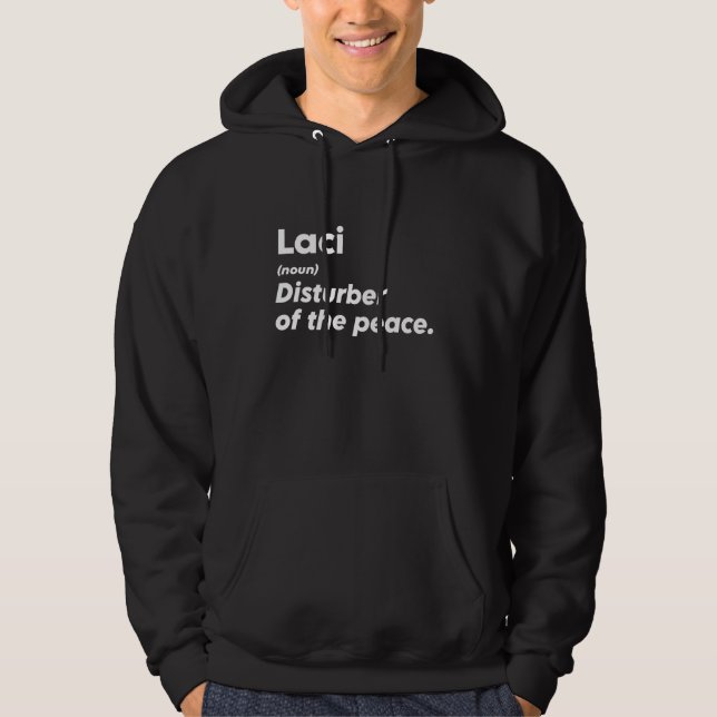 Funny Laci 'Disturber of the Peace' Custom Persona Hoodie (Vorderseite)
