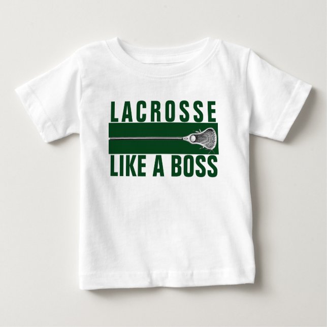 Funny Lacrosse Baby T-shirt (Vorderseite)