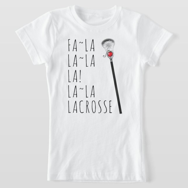 Funny Lacrosse Christmas T-Shirt (Ablage )
