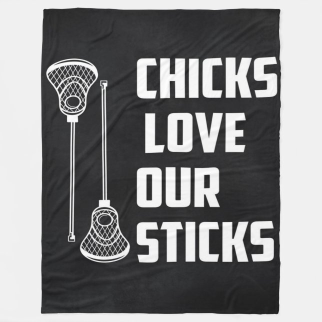 Funny Lacrosse Player Pub - Lacrosse Lover Geschen Fleecedecke (Vorderseite)