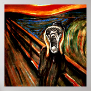 Funny Lacrosse Sports Poster