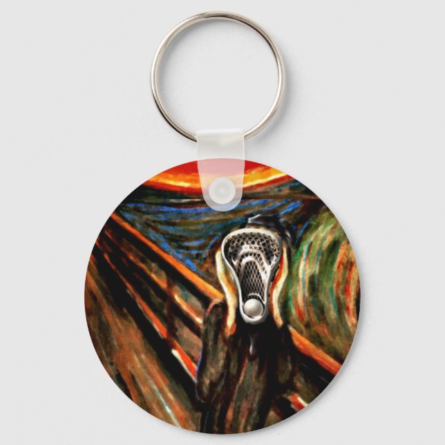 Funny Lacrosse Sports Schlüsselanhänger