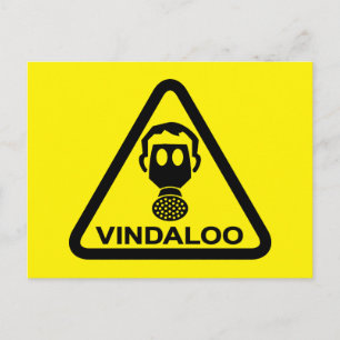 Funny Lads Curry Night Spicy Food Party laden ein Postkarte