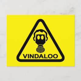 Funny Lads Curry Night Spicy Food Party laden ein Postkarte