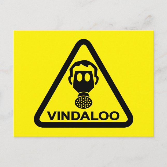 Funny Lads Curry Night Spicy Food Party laden ein Postkarte (Vorderseite)