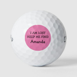 Funny Ladys Love Golf Balls Golfball