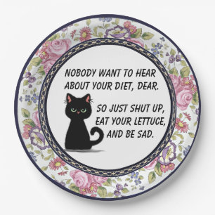 Funny Ladys Luncheon Tee Party Custom Pappteller