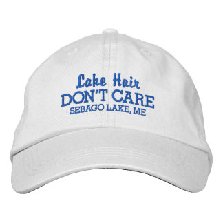 Funny Lake Hair Keine Sorge für den Namen des eige Bestickte Baseballkappe