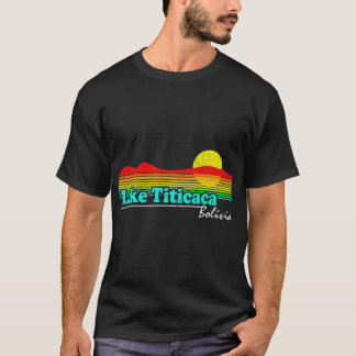 Funny Lake Titicaca, Bolivien (Vintag erschüttert) T-Shirt