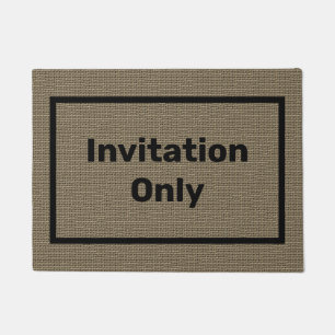 Funny Large Door Mat Nur Einladung Fußmatte