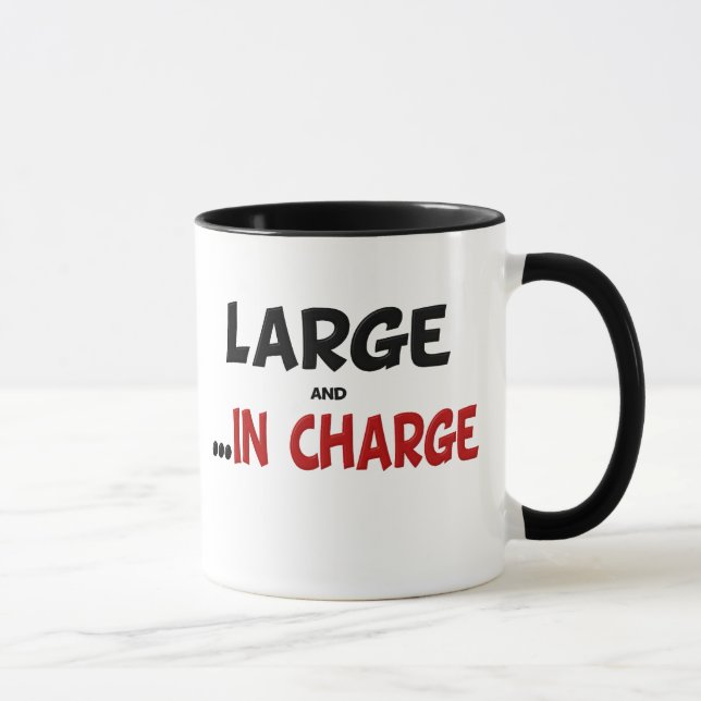 Funny Large und die Charge Boss Tasse (Rechts)