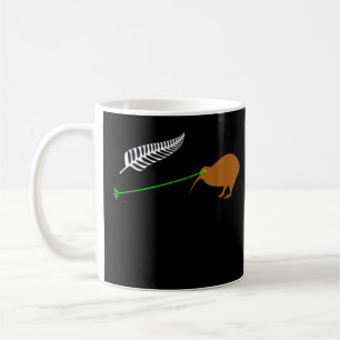 Funny Laser Kiwi Flag - New Zealand Popular Choice Kaffeetasse