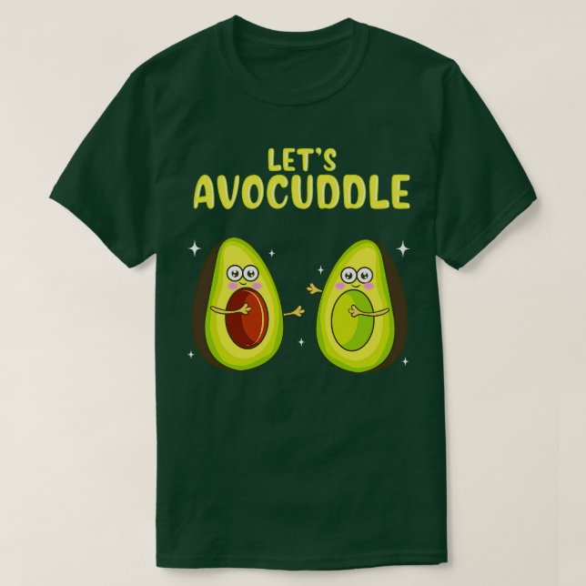 Funny Lasse Avocuddle Niedlich Avocado Cuddling Pu T-Shirt (Design vorne)