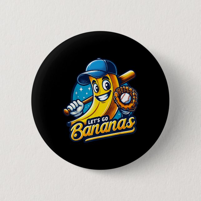 Funny Lasse Bananas Niedlich Banana Frucht Lover S Button (Vorderseite)