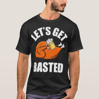Funny Lasse Basted Turkey Erntedank Beer T-Shirt