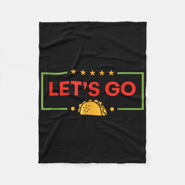 Funny Lasse Go Taco _9 Fleecedecke (Vorderseite)
