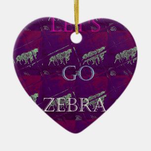 Funny Lasse Go Zebra Hakuna Matata motif Design Co Keramikornament