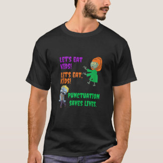 Funny Lasse Kids Punctuation essen Rette Leben Hal T-Shirt